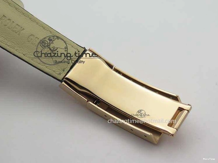 MiroTime 0315 Daytona 116515 Noob 1:1 Best Edition RG Black Dial On Black Leather Strap A NewStyle 3789